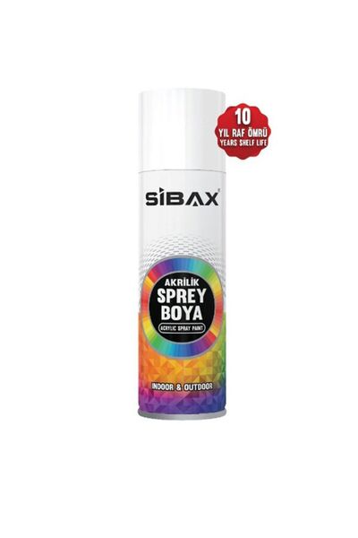 Genel Markalar Sibax 250 Ml Akrilik Sprey Boya Trafik Sarı( Ral1023 )