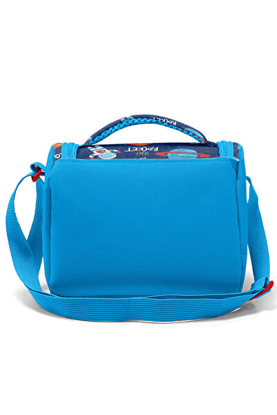 Coral High Dark Blue Space Patterned Thermo Kids Lunchbox - 11807