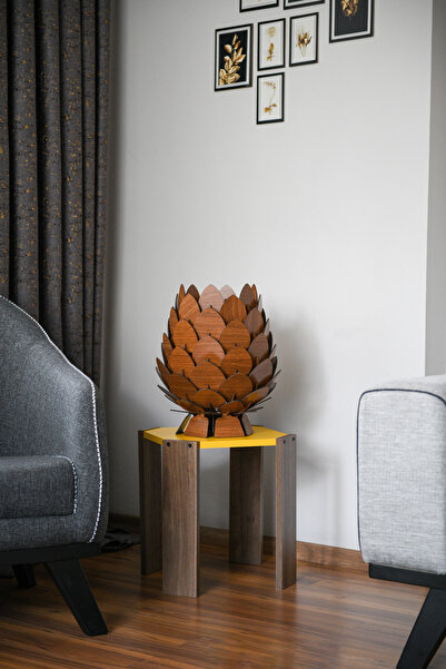 3D SERGİ غطاء مصباح طاولة قهوة مخروطي مخروطي من طراز Ahashp