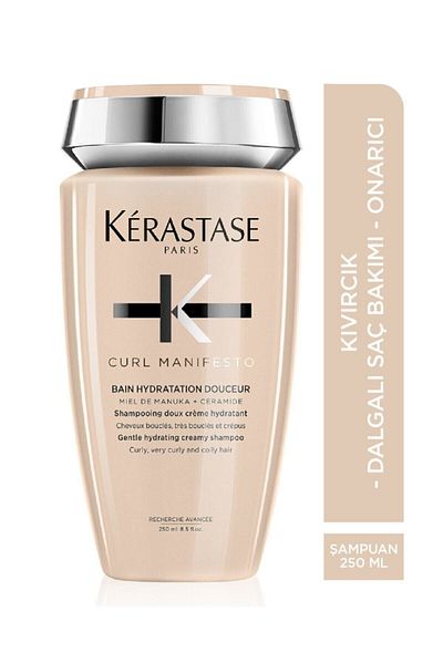 Kerastase Curl Manifesto Bain FND - 250 Ml Nourishing Shampoo for Curly Hair