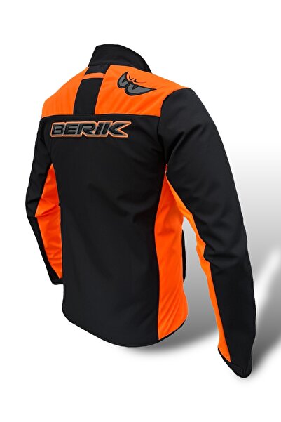 BERİK Berik Force Rüzgar Geçirmez Suya Dayanıklı Softshell Mont Turuncu