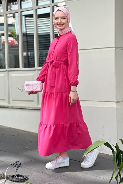 Gizce Meva Pink Dress