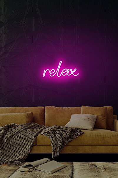 neon graph - Relax - Led Dekoratif Duvar Aydınlatması Neon Duvar Yazısı Sihir...