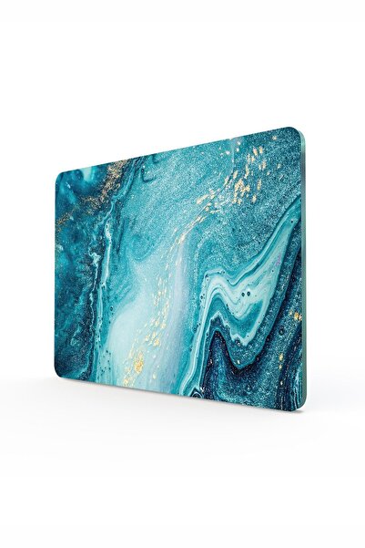 Decovetro Mavi Mermer Görünümlü | Cam Kesme Tahtası - Kesim Tablası| 20 X 30 Cm