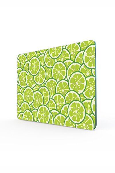 Decovetro Misket Limon Görünümlü | Cam Kesme Tahtası - Kesim Tablası, 30x40 Cm