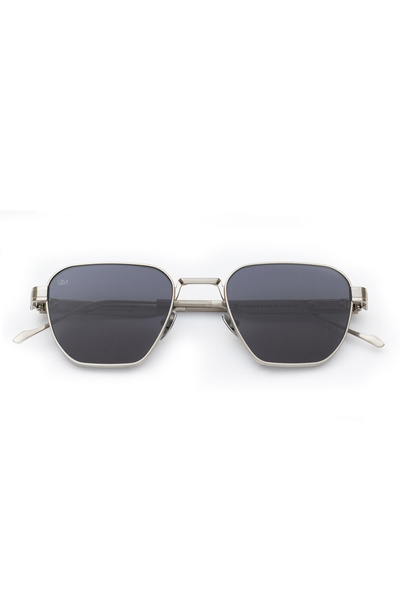 UNIQUE DESIGN MILANO Sempre in Due Silver Smoke - Unisex Sunglasses