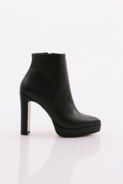 DGN Black Women's Heeled Boots - 71233910