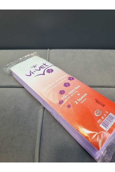 Vi-vet Vİ-VET 10 MT+2 Spatula - Waxing Cloth and Spatula Set