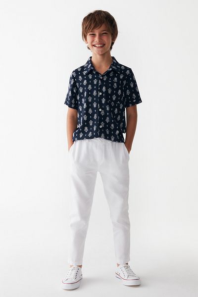 nk kids Тъмносиня риза Premier Boy - 46333