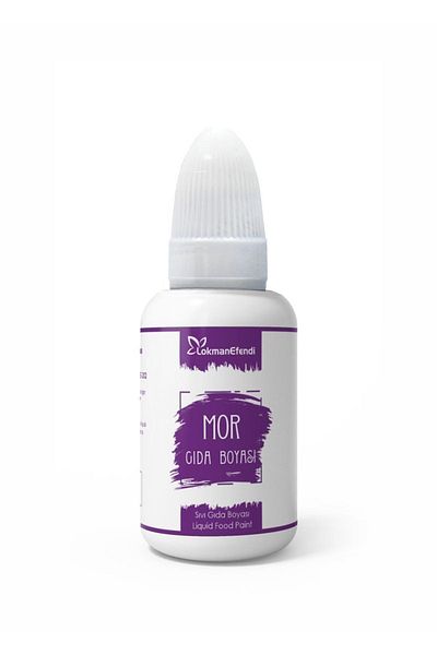 Lokman Efendi Purple 25 ml Liquid Food Coloring
