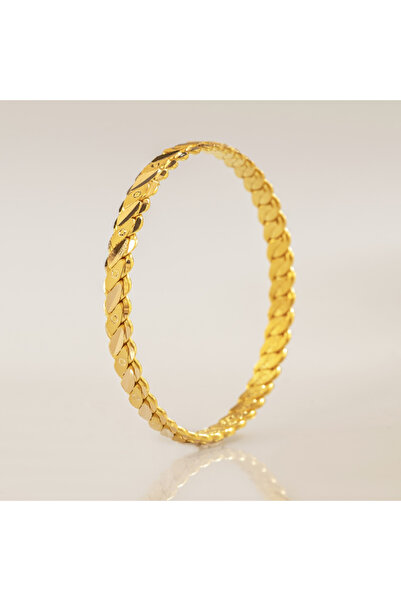 25gr 22 Ayar GMR Setinalı Noktalı Burma Bilezik