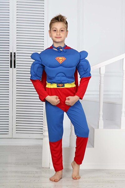 Superman Children's Muscular Superman Costume Children's Muscular Superman Outfit