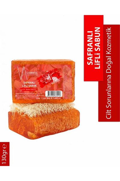 VA COSMETİC صابون ألياف الزعفران 130 جرام