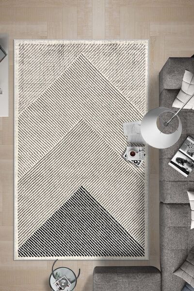 West Home Washable Non-Slip Base Stain Resistant Modern Living Room Carpet - Kitchen and Runner