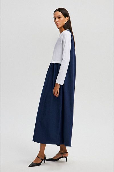 Touché Privé Long Pleated Skirt Eliise