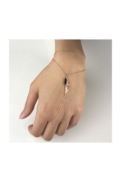 In Love Melek Kanadı Gümüş Şahmeran Bileklik