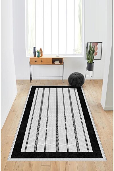 West Home Dijital Baskı Yıkanabilir Kaymaz Taban Salon Halısı Mutfak Halısı Y...