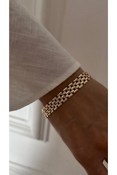 Vi store Altın Kaplama Hasır Bileklik
