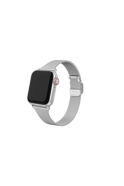 GREGOSS حزام ساعة متوافق مع 38 مم/40 مم/41 مم/iwatch Series 10 42 مم/slim Milanese Stainless Cord