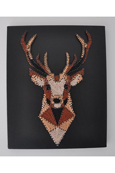 Hokus Design String Art Tablo Geyik