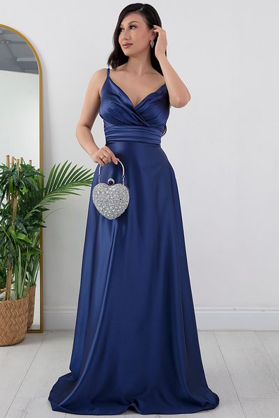 PULLIMM Strappy Satin Dress - 13384