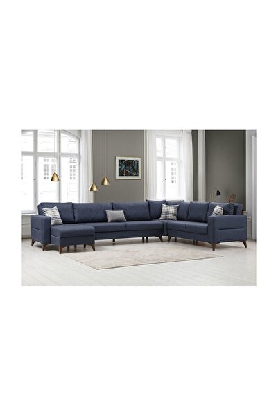 Minar Kristal Dinlenme+3+köşe+2 Köşe Takımı Antrasit