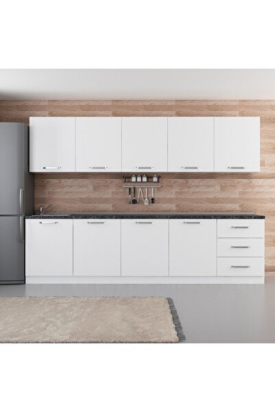 Minar 300 Cm Mutfak Dolabı Beyaz 300-b3