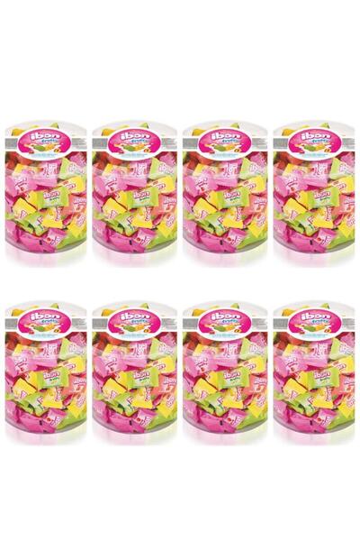 Elvan İbon Sütlü Meyveli Şeker 1kg x 8 Adet