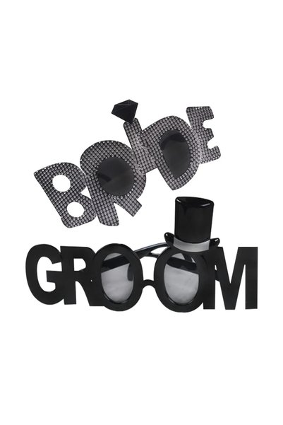 party mix Bride Parti Gözlüğü Bekarlığa Veda Partisi Gelin ve Damat Gözlüğü Groom Parti Gözlük