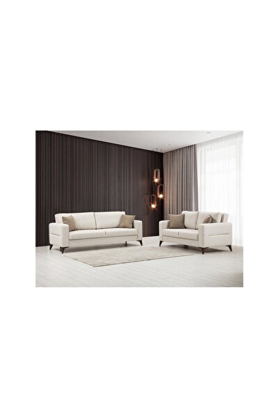 Minar Kristal 3+2 Koltuk Takımı Bej