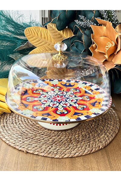 ROSSEV Elegance Enameled Cake Jar