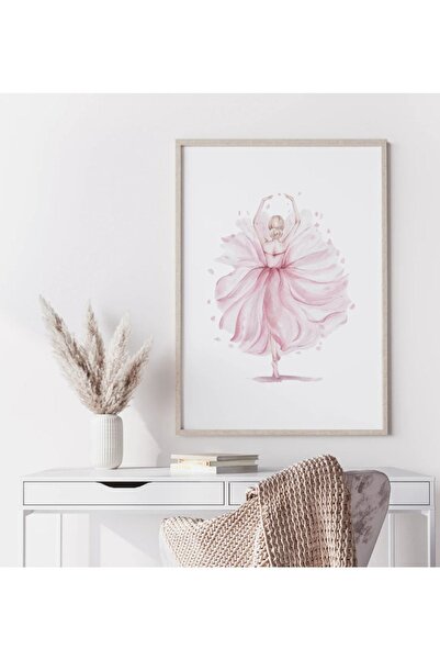 woodhomeworks Ahşap Çerçeveli Bebek, Çocuk Odası 3 Lü Tablo