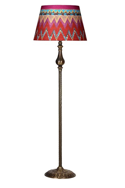 Vinner Madelyn Eskitme Burgulu Metal Lambader Dalgalı