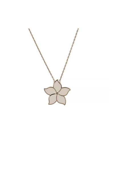 In Love Yasemin Çiçeği Gümüş Kolye 925 Ayar Gümüş