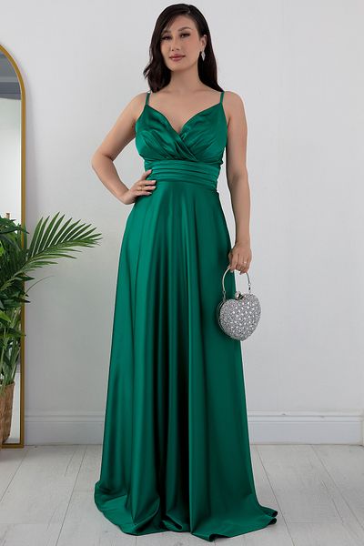 PULLIMM Strappy Satin Dress - 13384