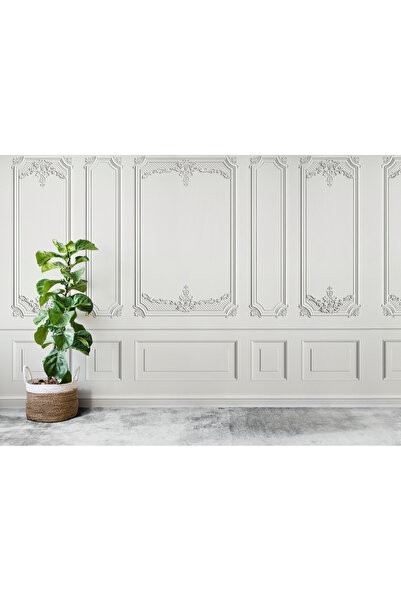 LOTUS AURA Barok Tarzı Duvar Kağıdı 3 Boyut Görünümünde Duvar Resmi Oturma Odası Duvar Posteri