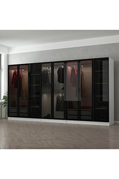 Minar Kale 190 8 Cam Kapaklı 4 Ç Dlp Beyaz Siyah