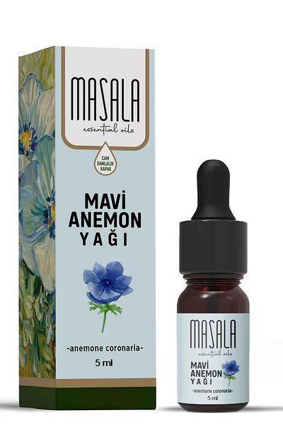 Masala Blue Anemone Essential Oil - 5 ml Pure Blue Anemone Oil
