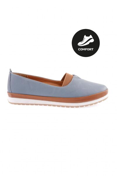 DGN Genuine Leather Women's Comfort Shoes - Denim 914143246