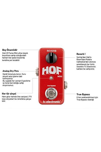 TC Electronic Hall Of Fame Mini Reverb - Pedal