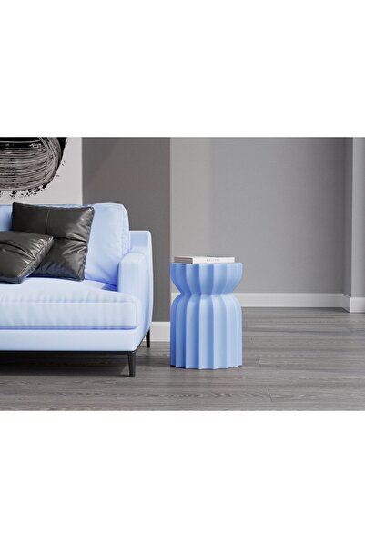 Echo Furniture Tonia Gök Mavi Sehpa