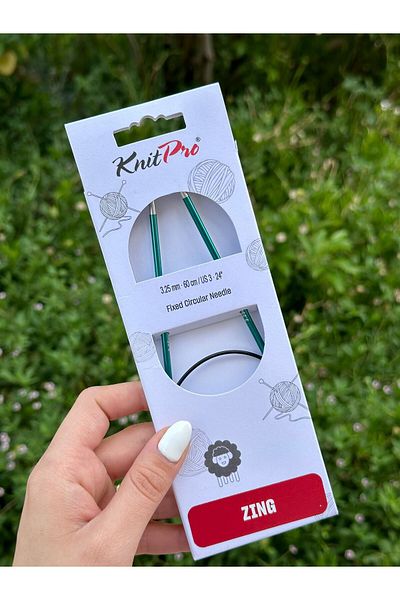 KnitPro Zing 60 cm 3,25 mm Σταθερή Μικροσκοπική Καρφίτσα