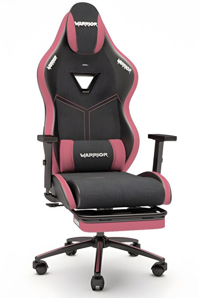 warrior Aragorn Kumaş Oyuncu Koltuğu - Gül Kurusu - Ayak Uzatmalı Bilgisayar Sandalyesi - 1598b0490