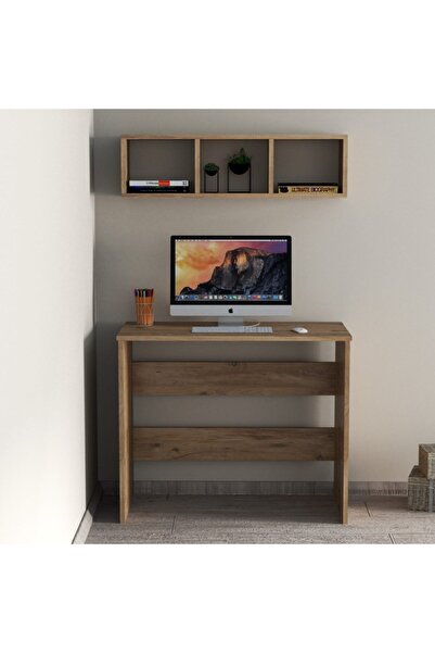 Tanmob Çalışma Masası Raflı Çam - Clm0202