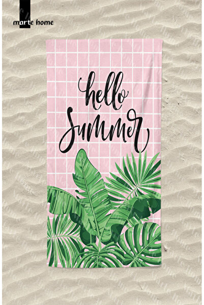 Marte Home منشفة شاطئ ملونة مطبوعة للصيف