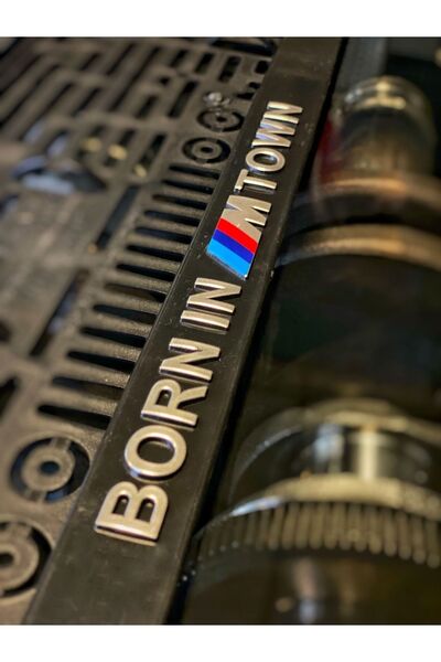 Bmg Otomotiv Bmw Born In M Town Orjinal Ön Ve Arka Plakalık