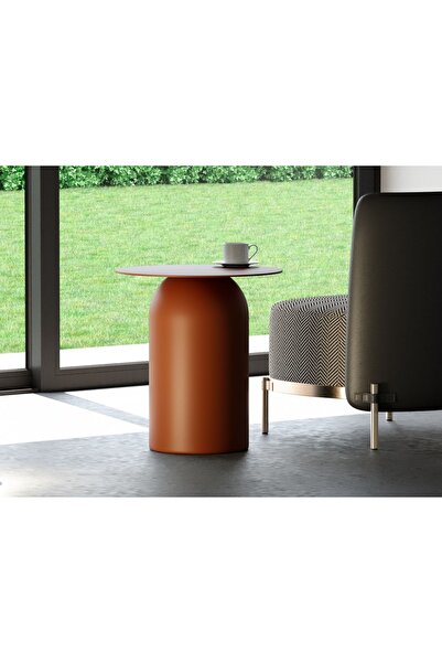Echo Furniture Laurel Tablalı Zeytin Kahve Sehpa