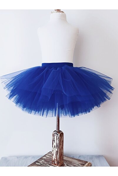 LULLY KİDS Дівчача спідниця Saks Blue Mini Ballet без підкладки для гімнастики 23 квітня