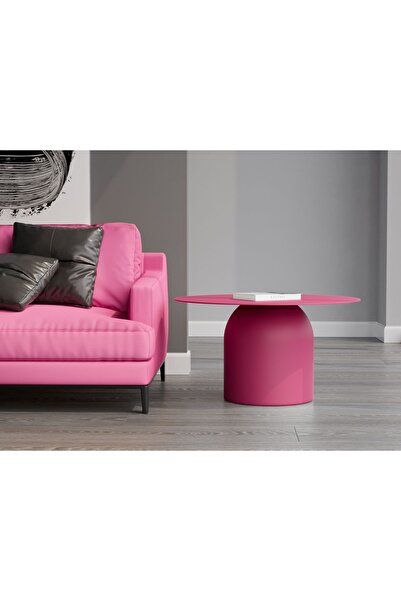 Echo Furniture Laurel Tablalı Gül Kurusu Sehpa