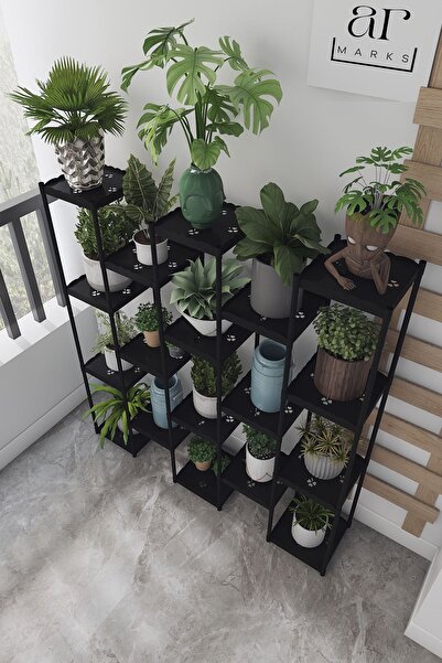 Armarks Işıl 18 Raflı Plastik Saksılık Dekoratif Çiçeklik Saksı Standı 43434_k_s